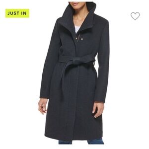 Cole Haan | Black Asymmetrical Walker Coat